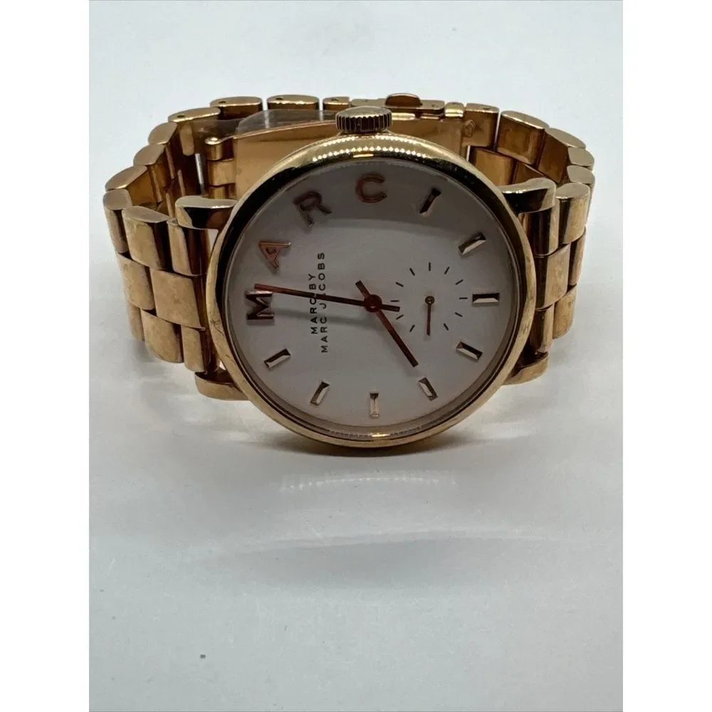 Marc Jacobs Baker MBM3244 Womens Stainless Steel Analog Dial Quartz Watch JNA835
